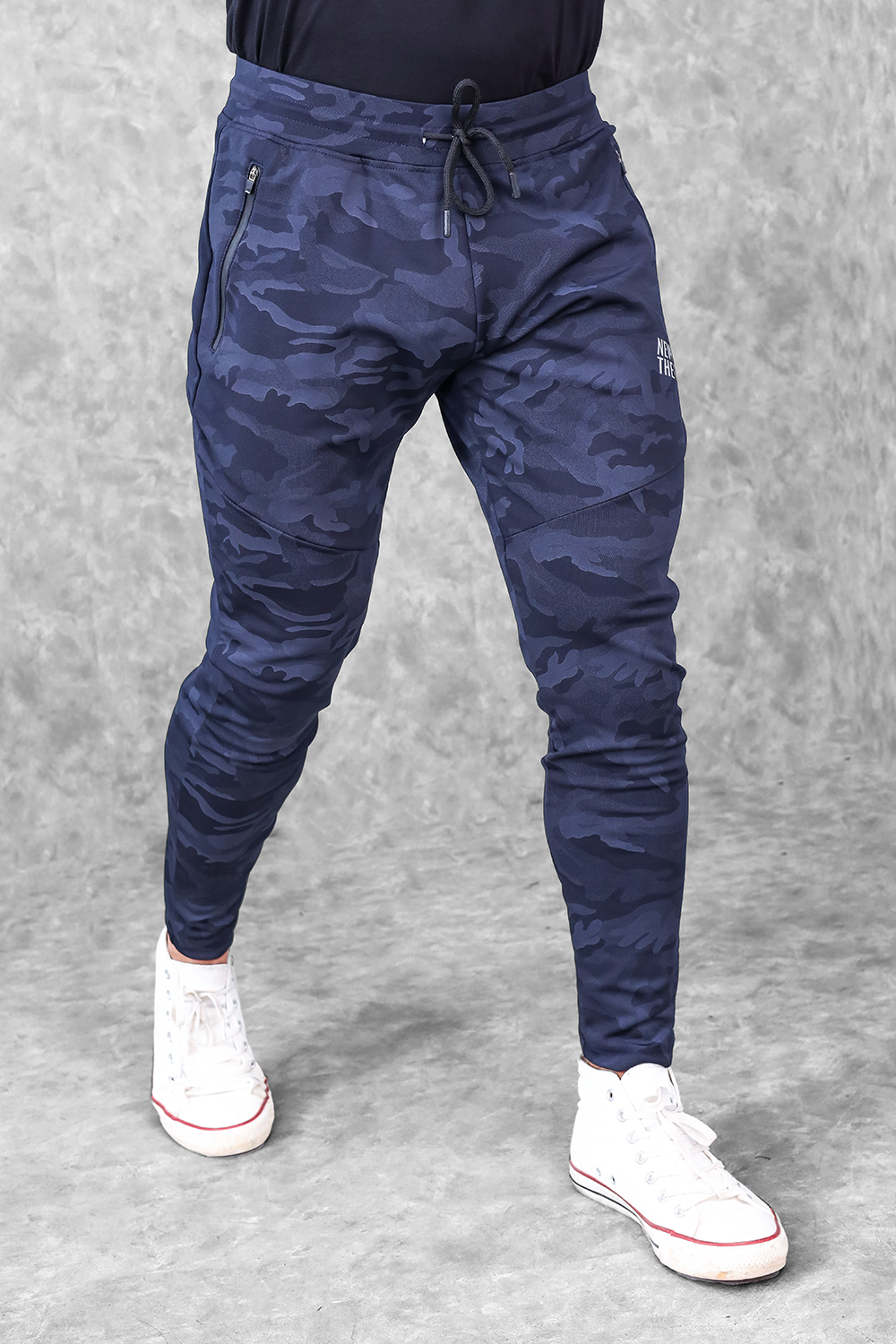 Camo Performance Jogger- Navy