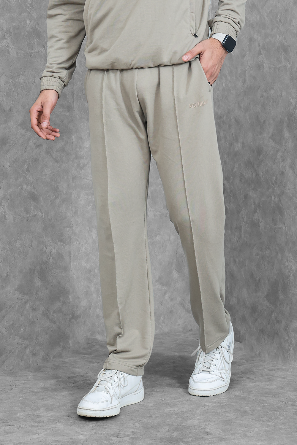 Studio Straight Fit Jogger- Silver Sage