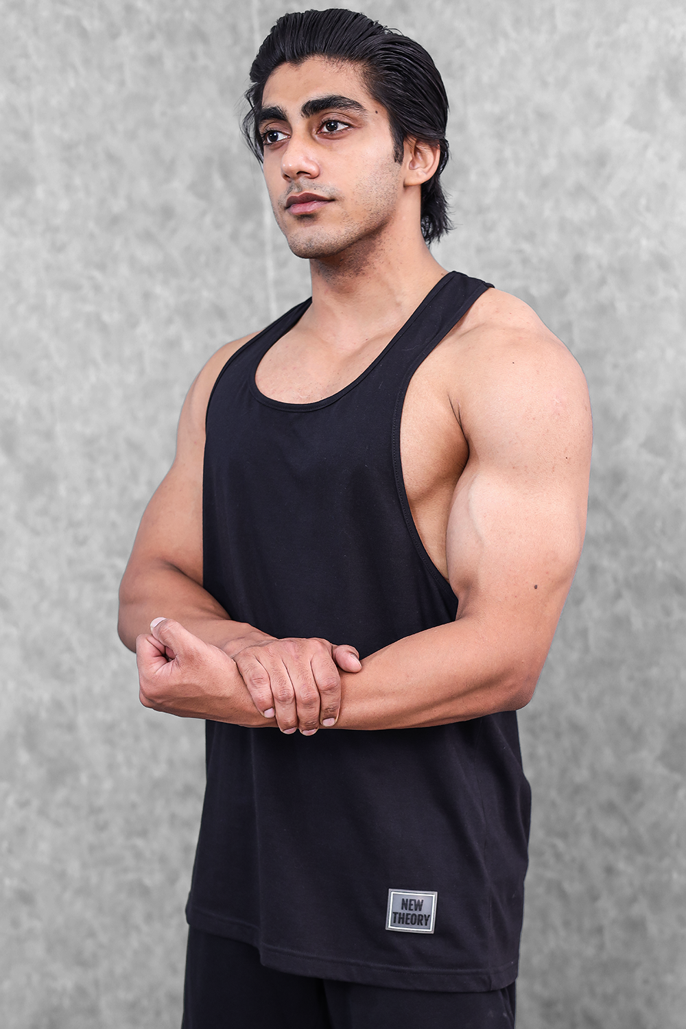 Active Gym Stringer & Shorts set- Black