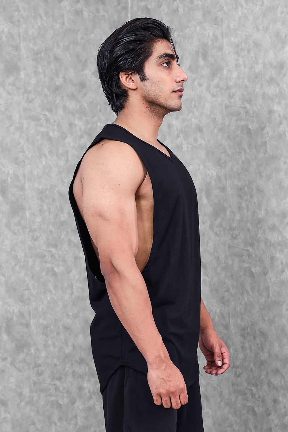 Active Gym Tank Top & Shorts Set- Black
