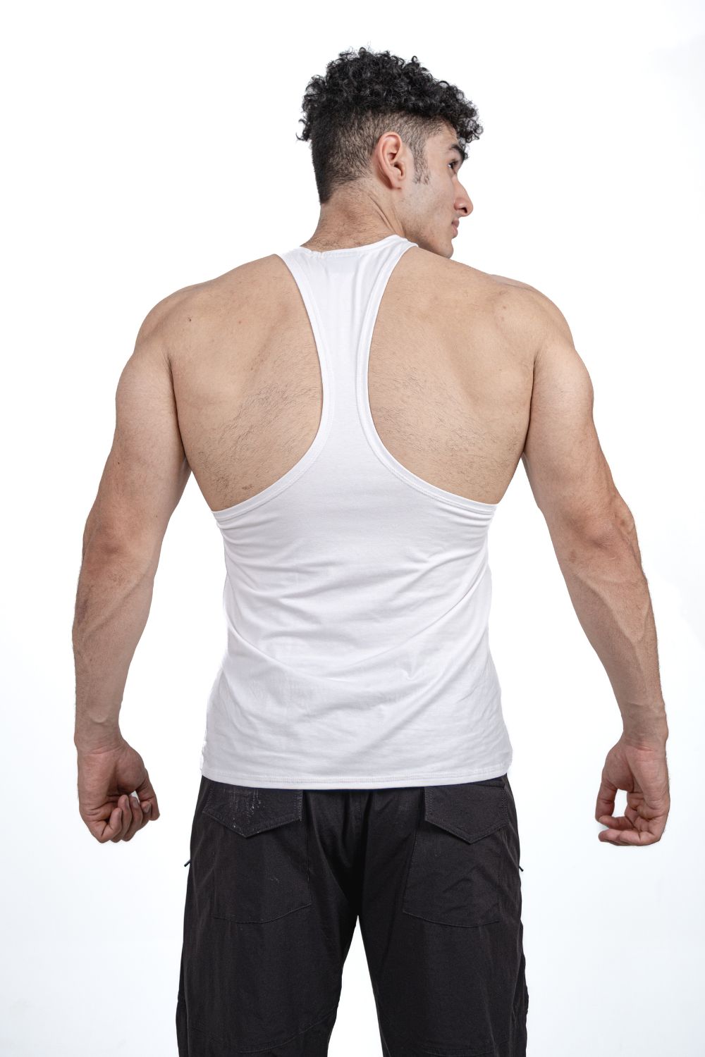 Lifting Club Stringer - White