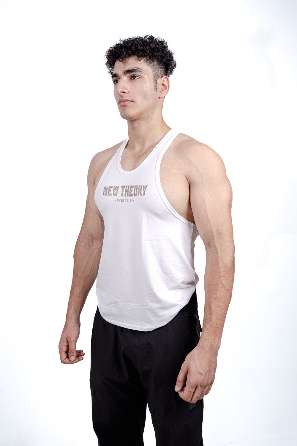 Lifting Club Stringer - White
