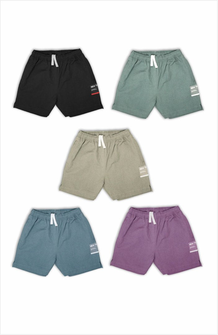 NT001 100% Cotton Shorts 7' inch 5pk