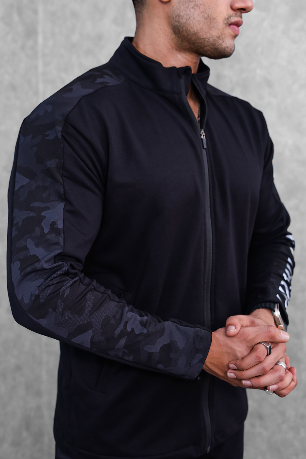 Active Camo Jacket - Black