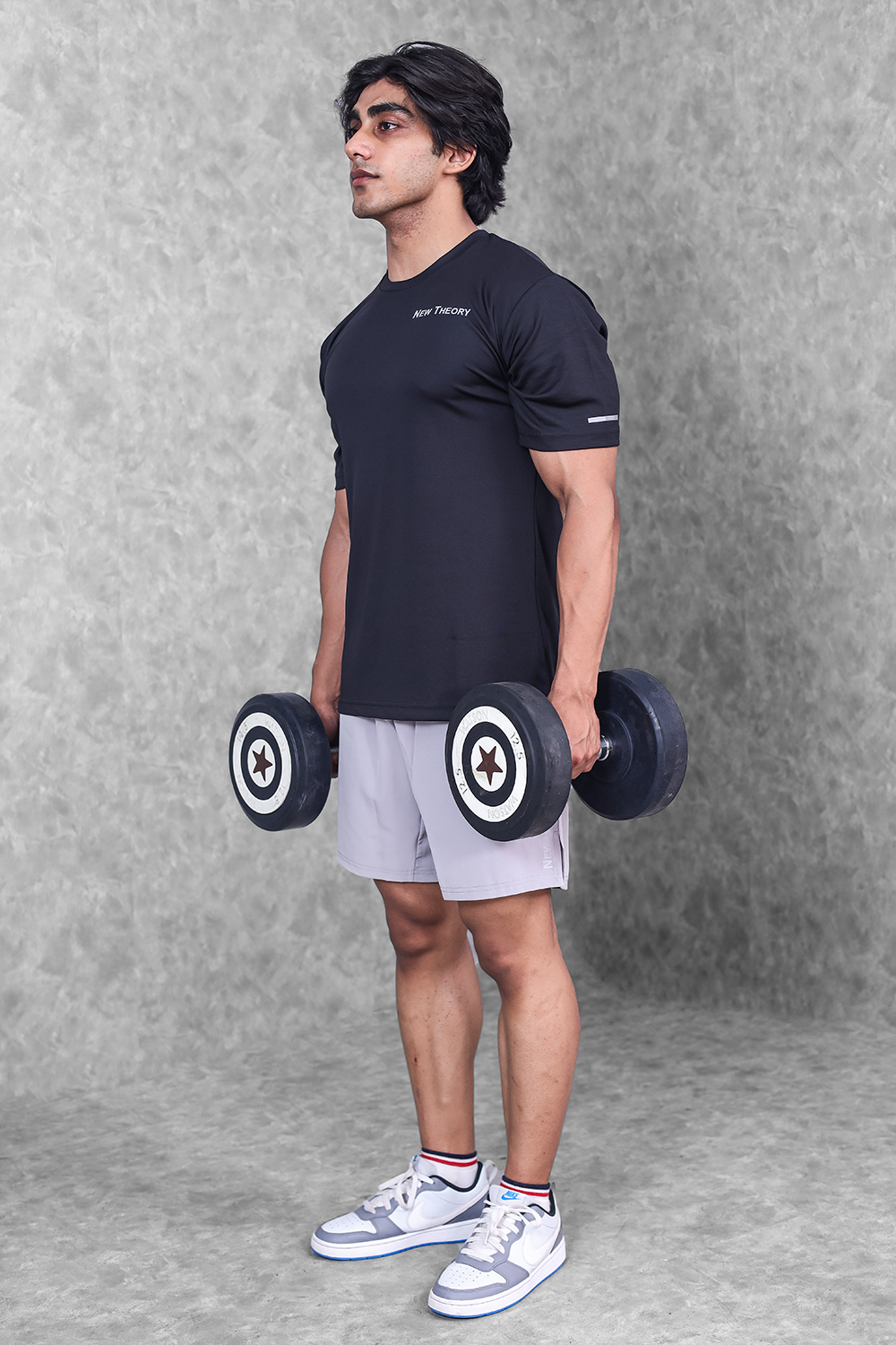 Basic Dry-Fit T-shirt -Black