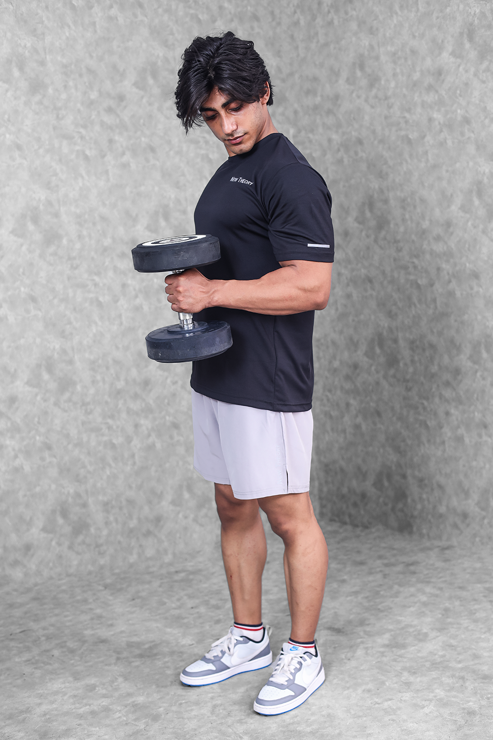 Basic Dry-Fit T-shirt -Black