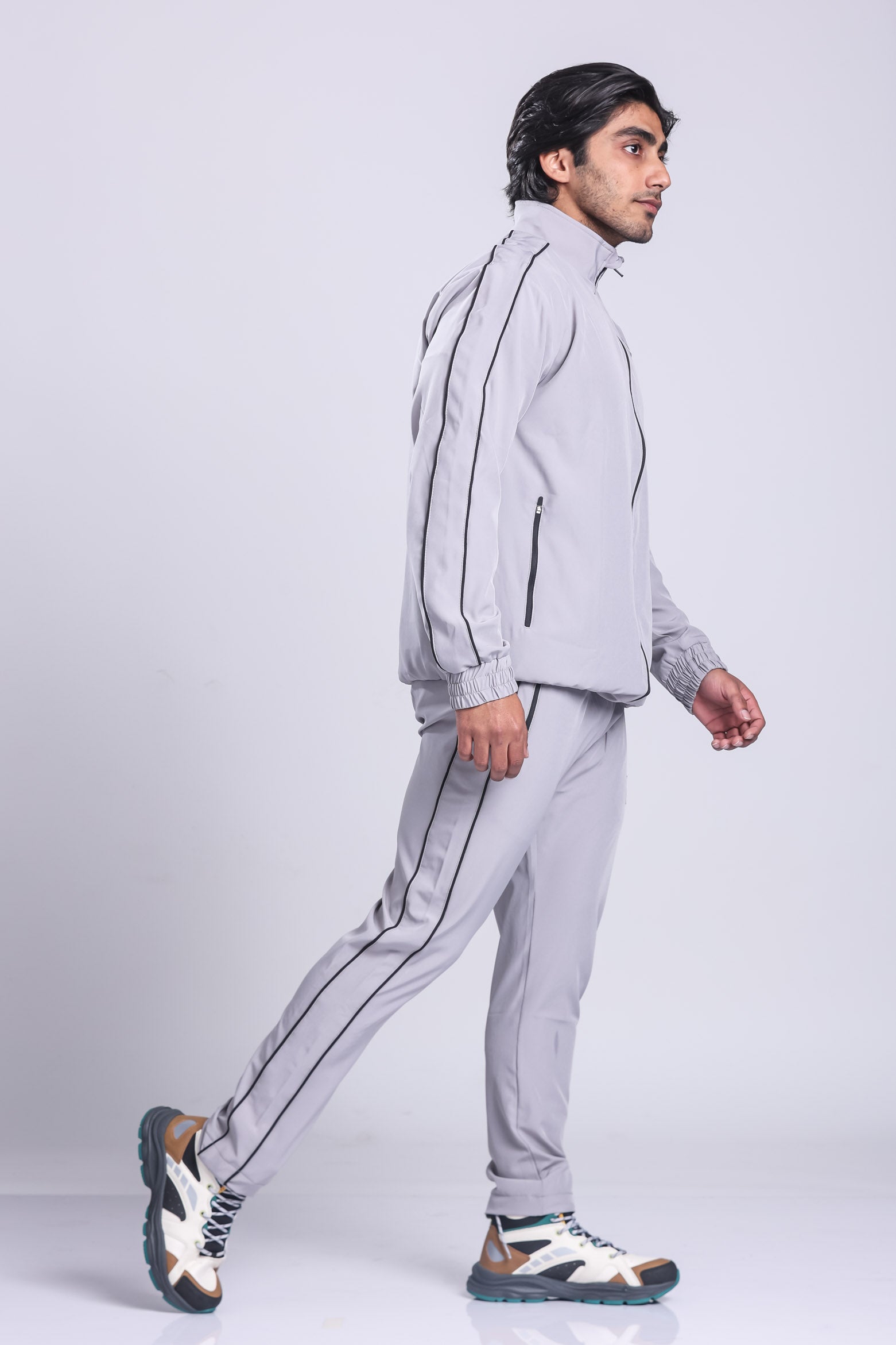 Essential Performance Tracksuit- Grey