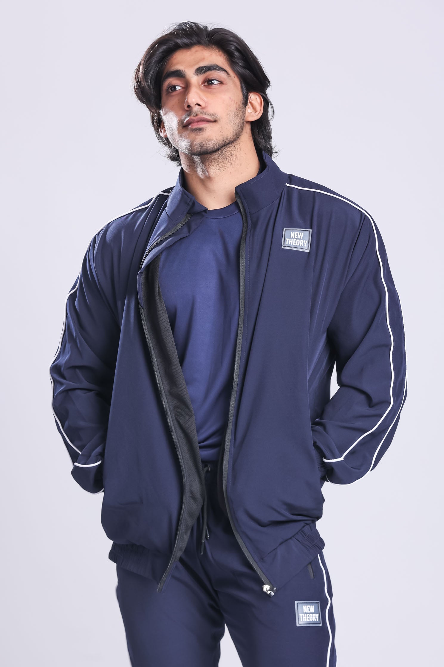 Essential Performance Track top- Navy