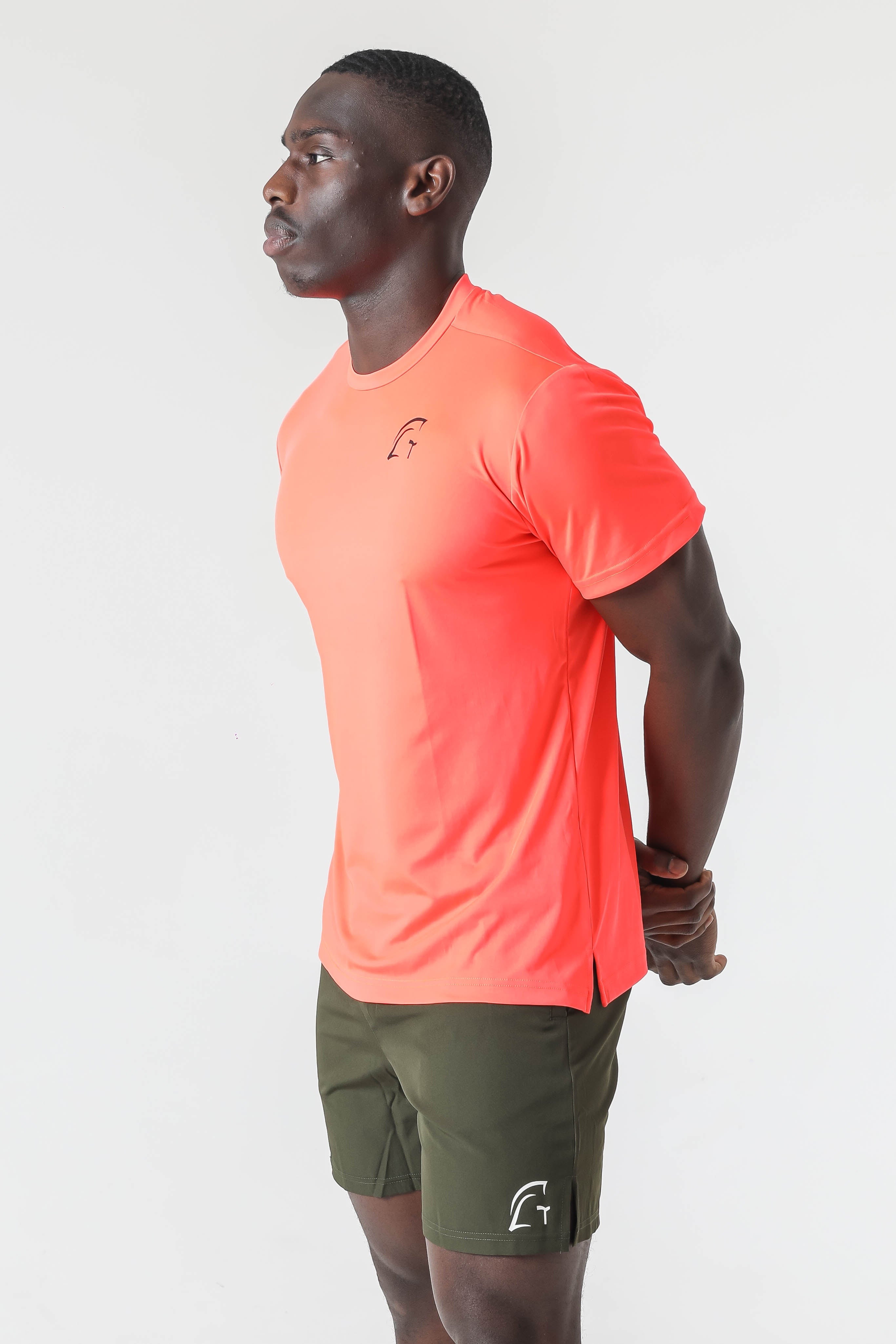 Kryjer X NTC Essential Range Half T-Shirt - Neon Orange