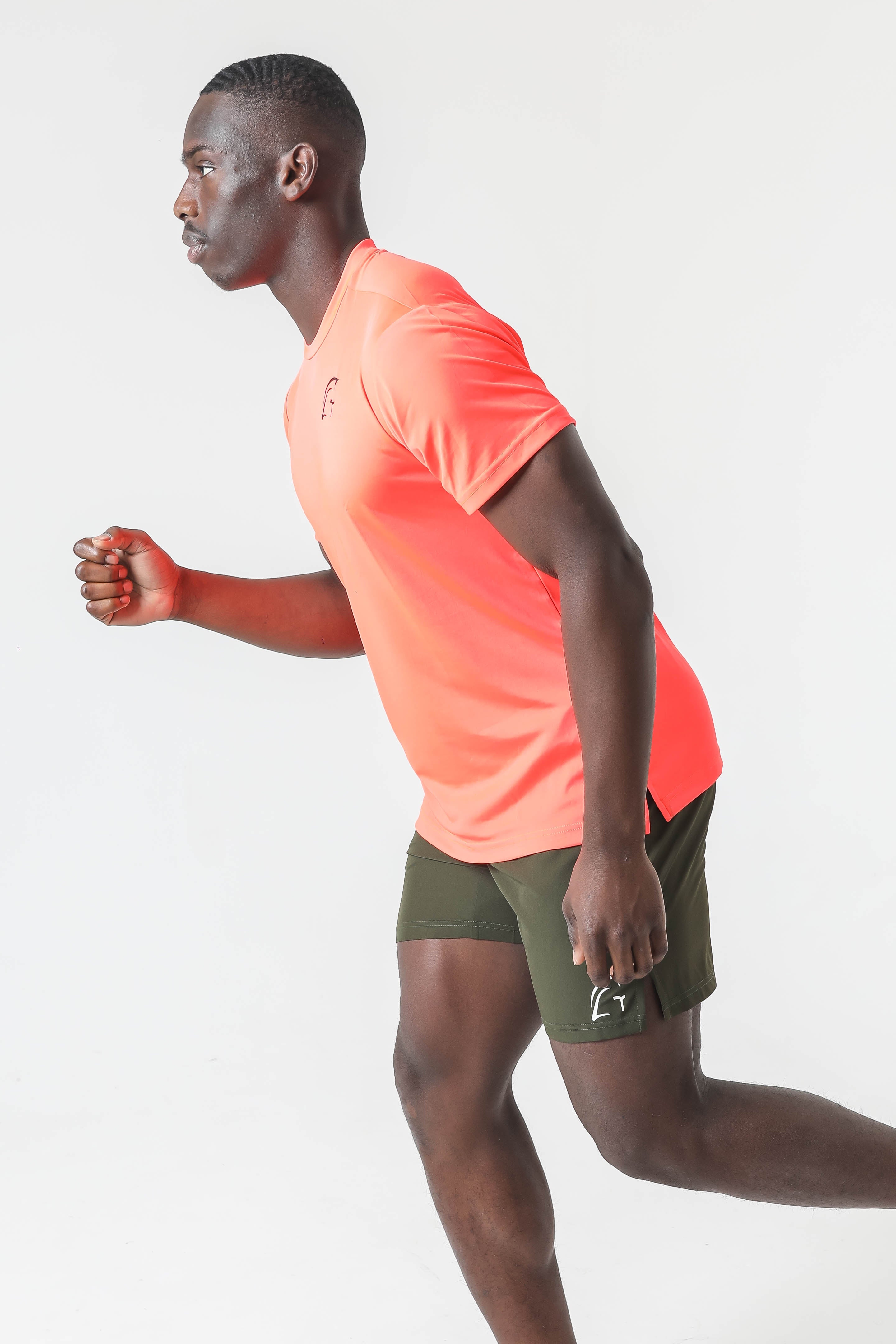 Kryjer X NTC Essential Range Half T-Shirt - Neon Orange