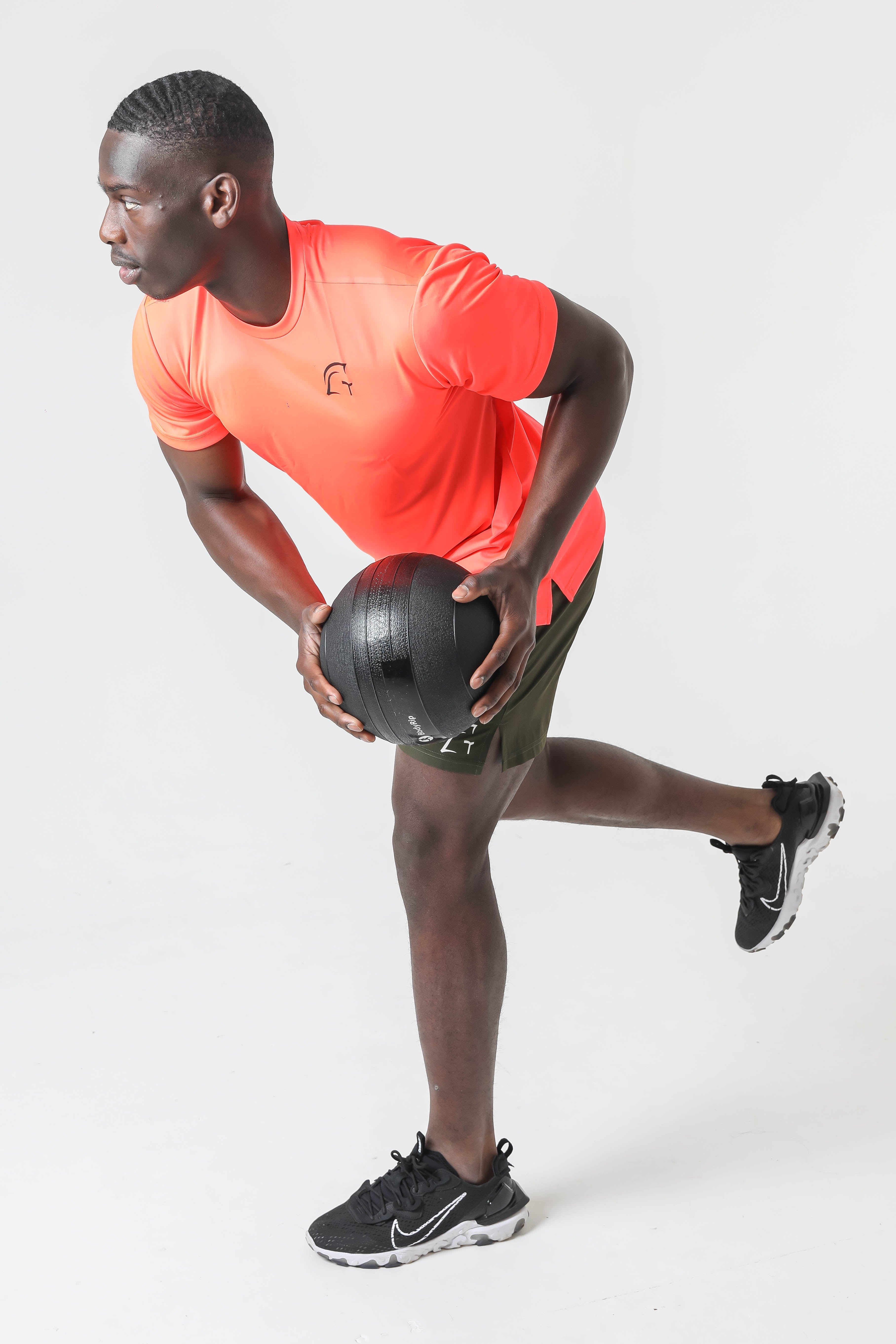 Kryjer X NTC Essential Range Half T-Shirt - Neon Orange