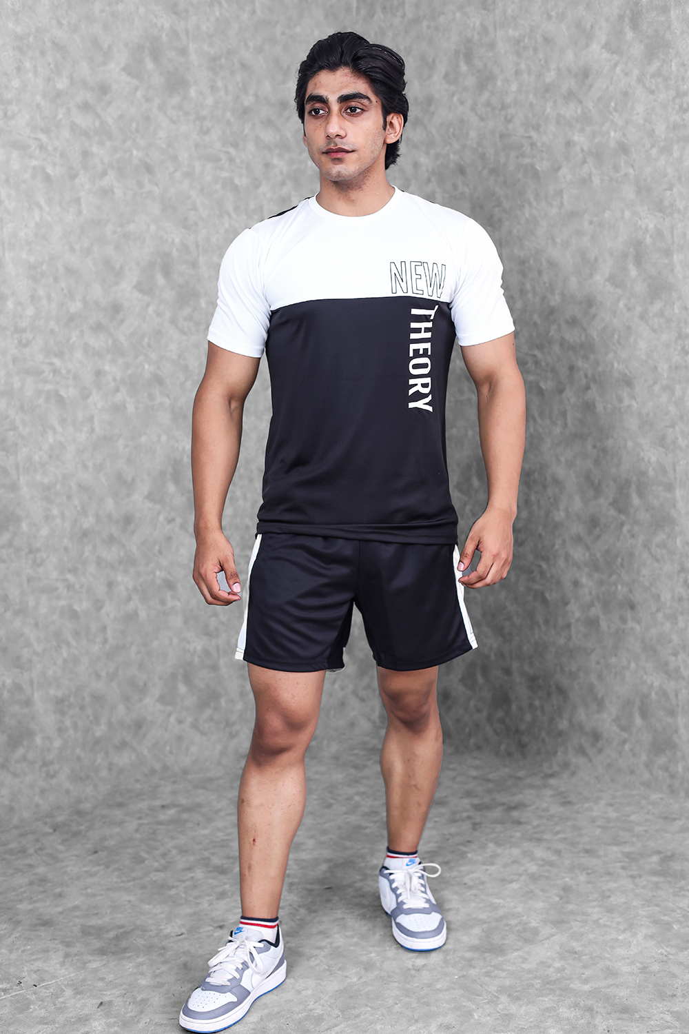 Block Training T-shirt- White