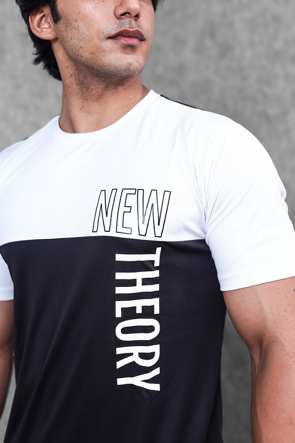 Block Training T-shirt- White