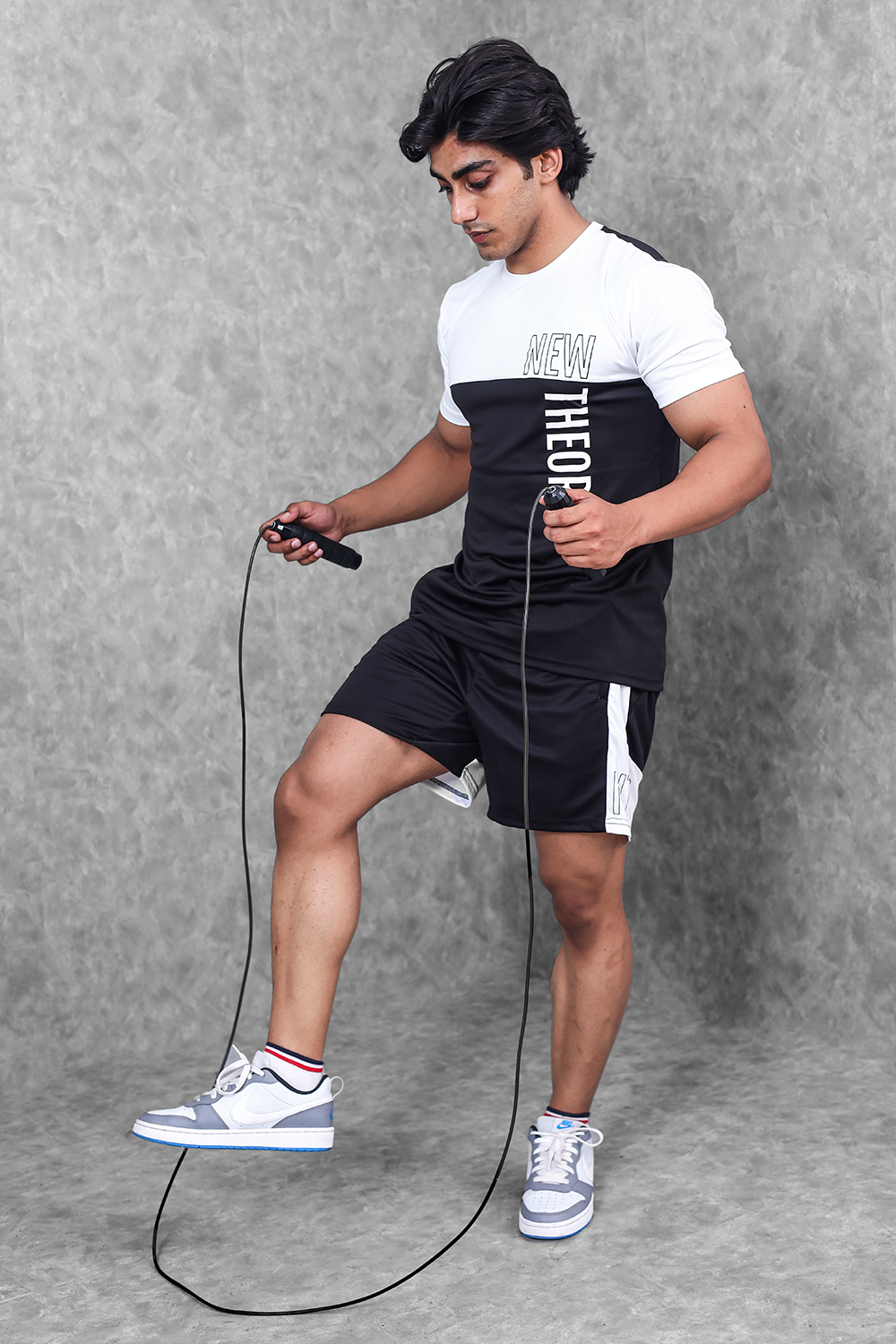 Block Training T-shirt- White