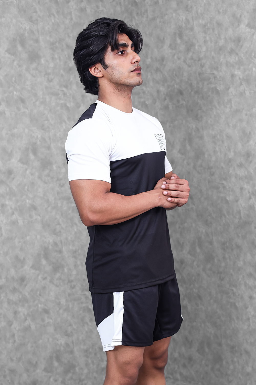 Block Training T-shirt- White