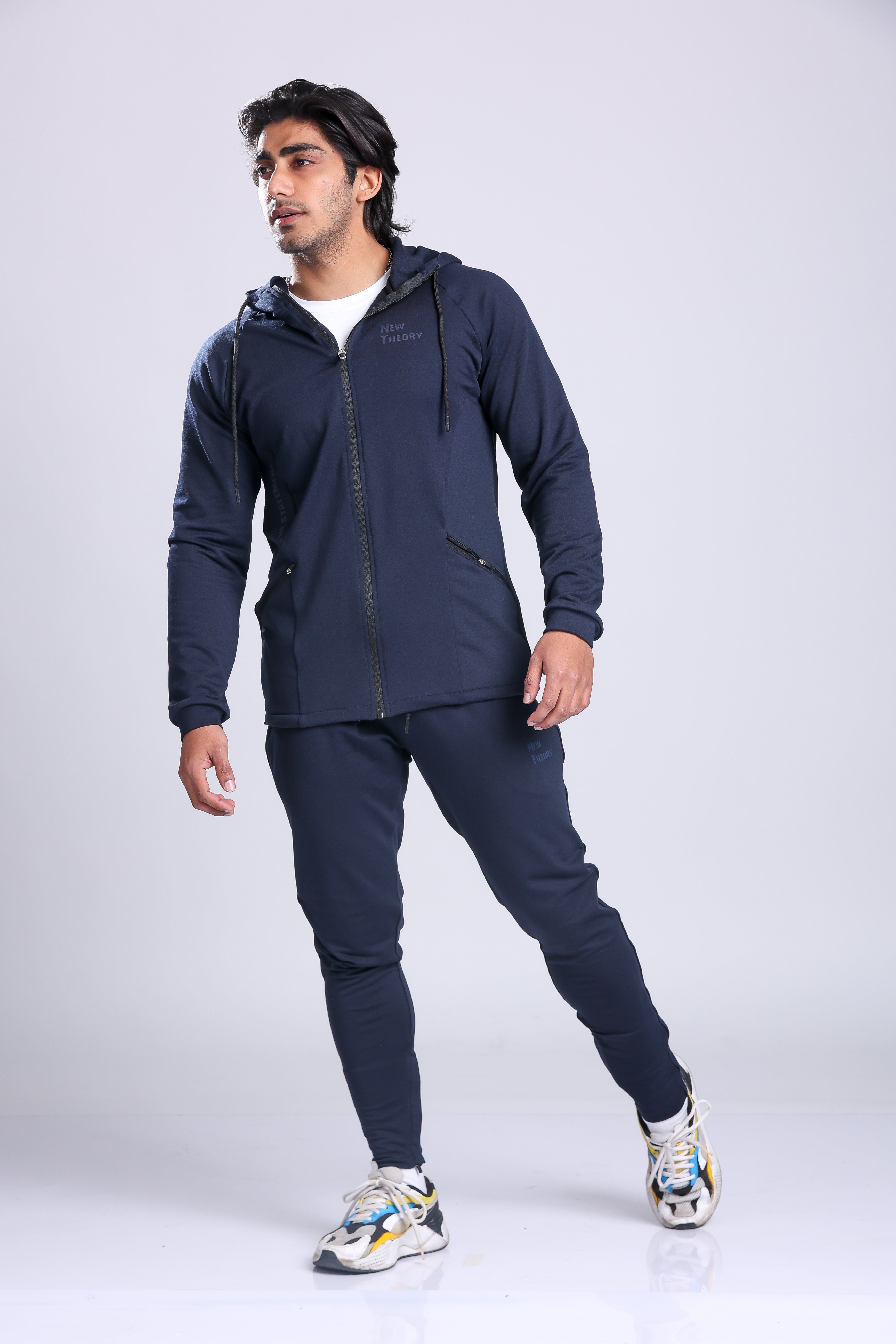 Athletic Training Tracksuit- Navy