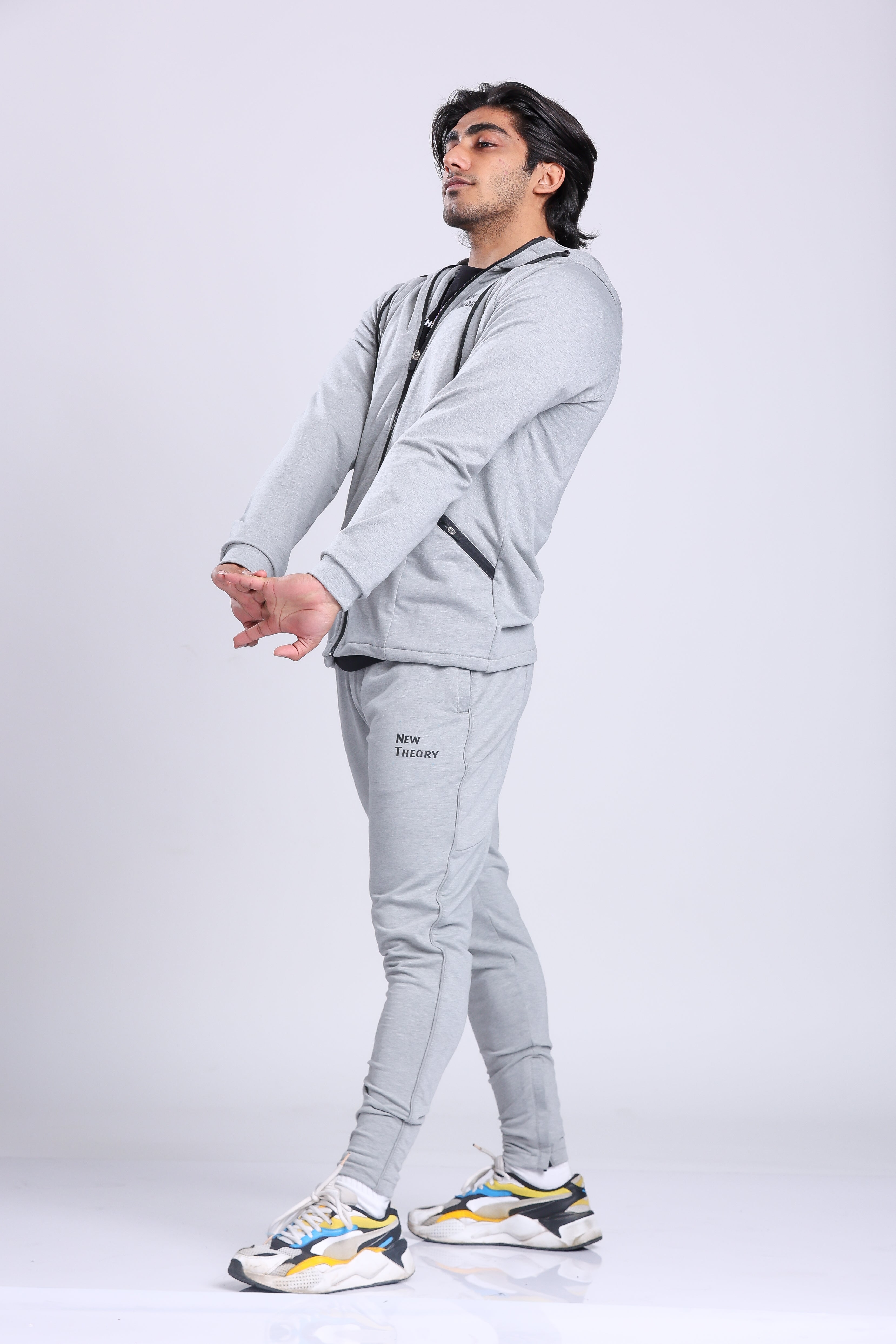 Athletic Training Tracksuit- Grey