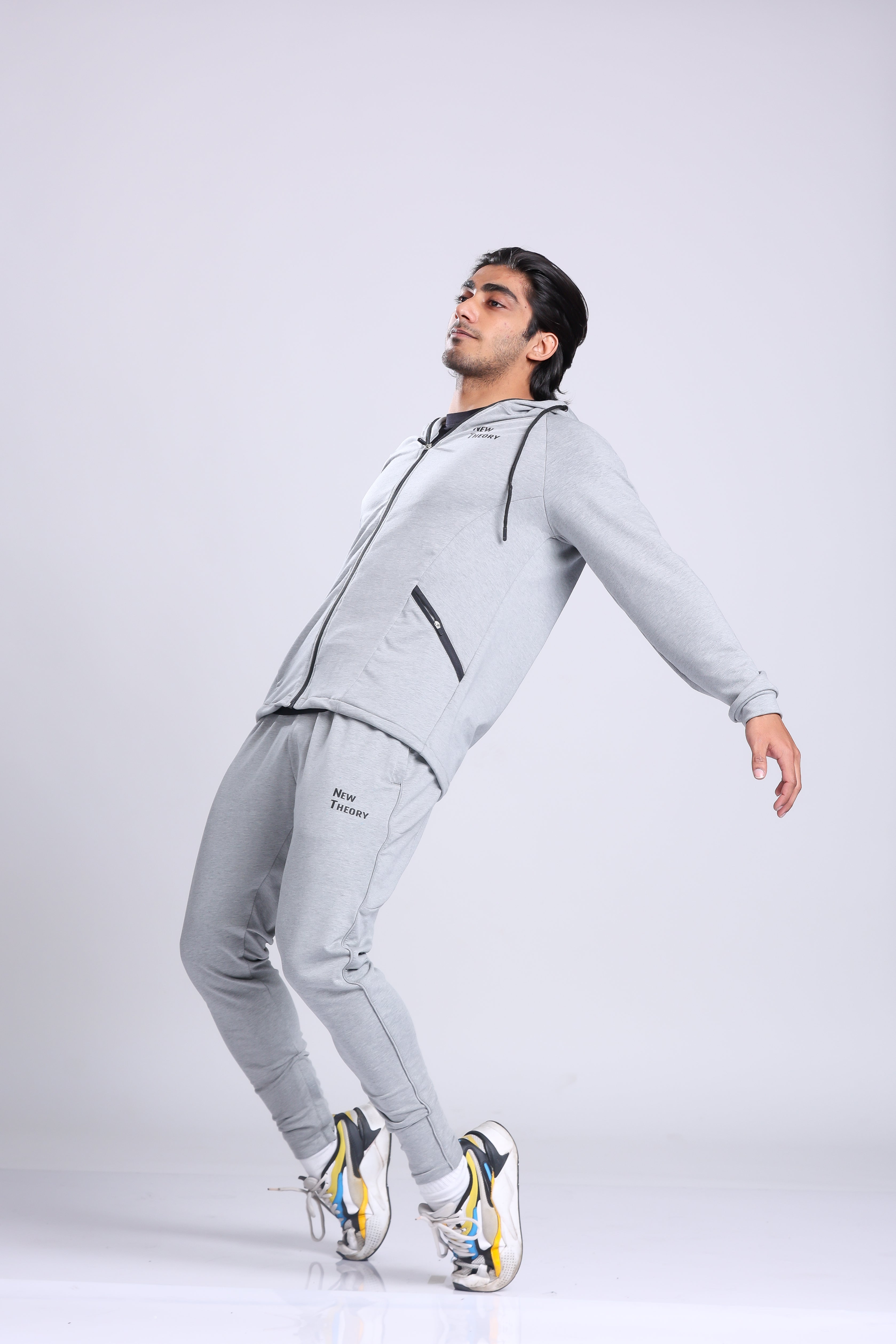 Athletic Training Tracksuit- Grey
