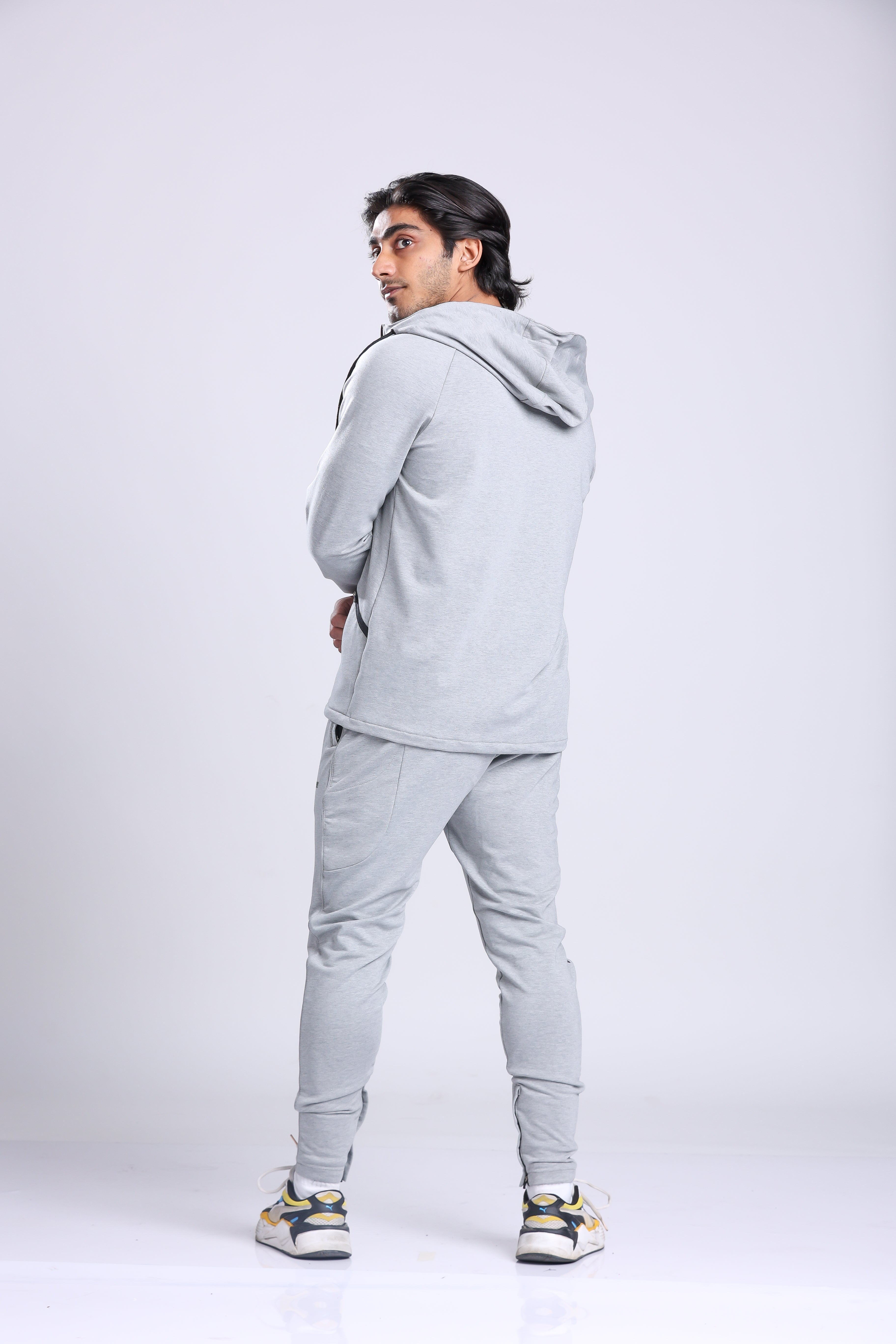 Athletic Training Tracksuit- Grey