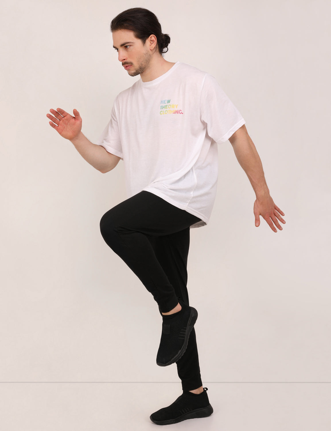 New Theory Rose Printed T-shirt