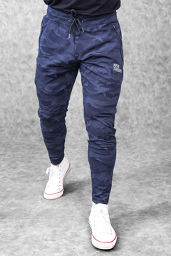 Camo Performance Jogger- Navy