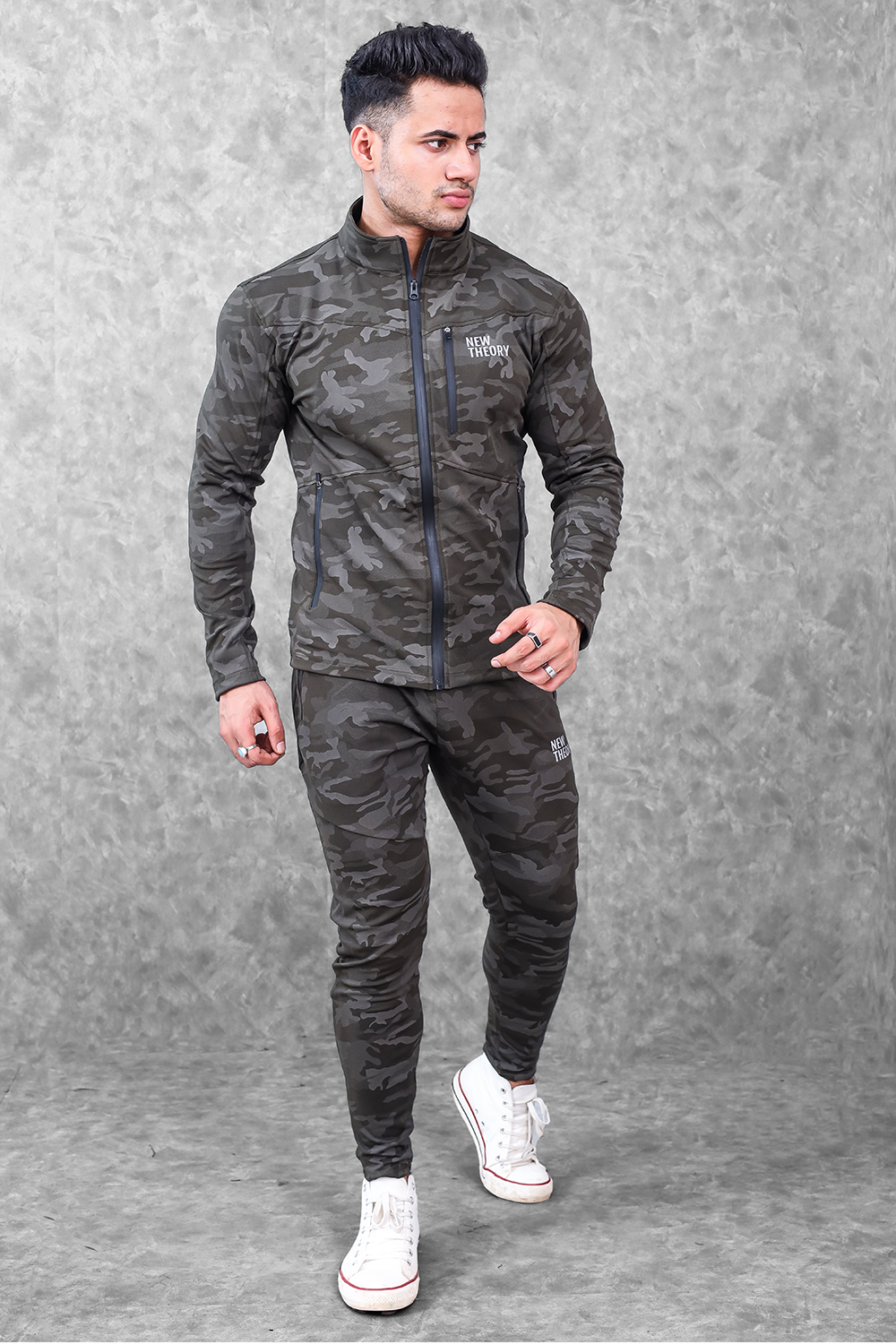 Mens camouflage tracksuit sales