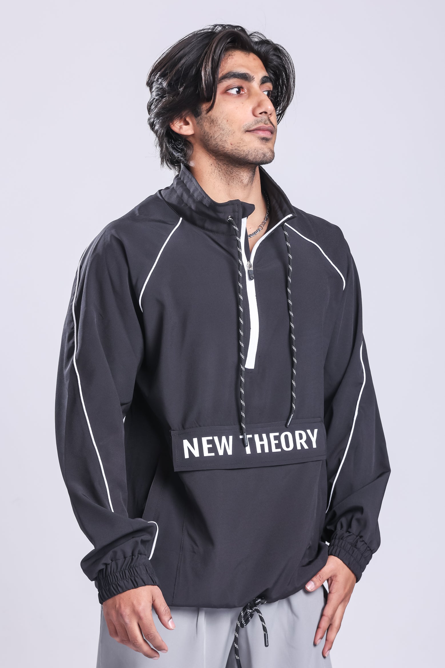 Essential Performance Quarter Zip- Black