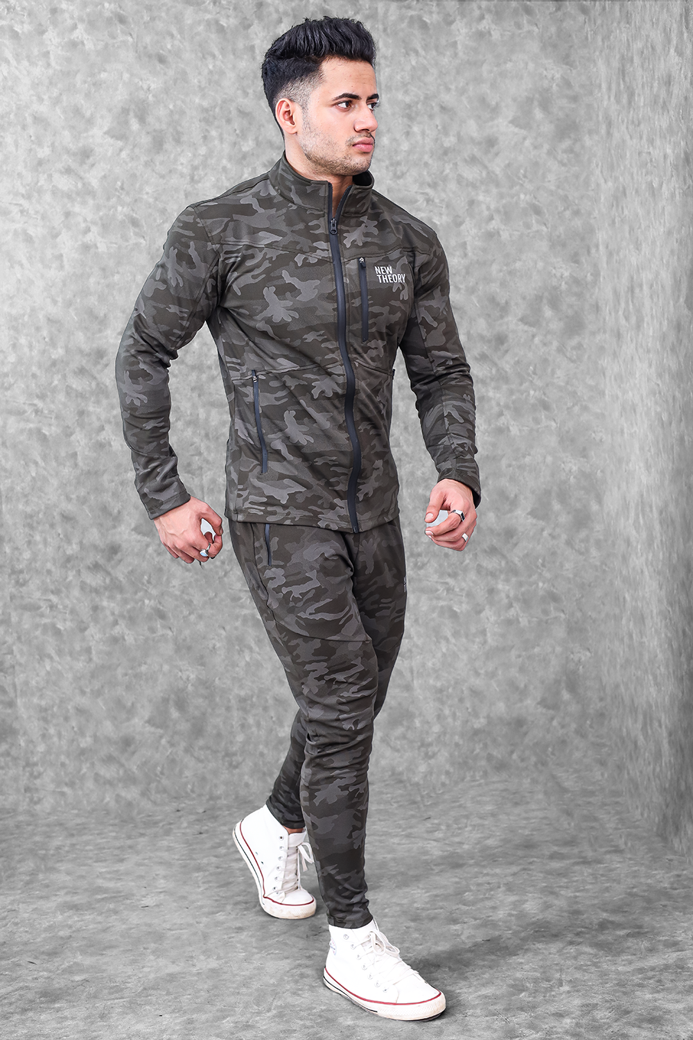 Camouflage tracksuit hot sale