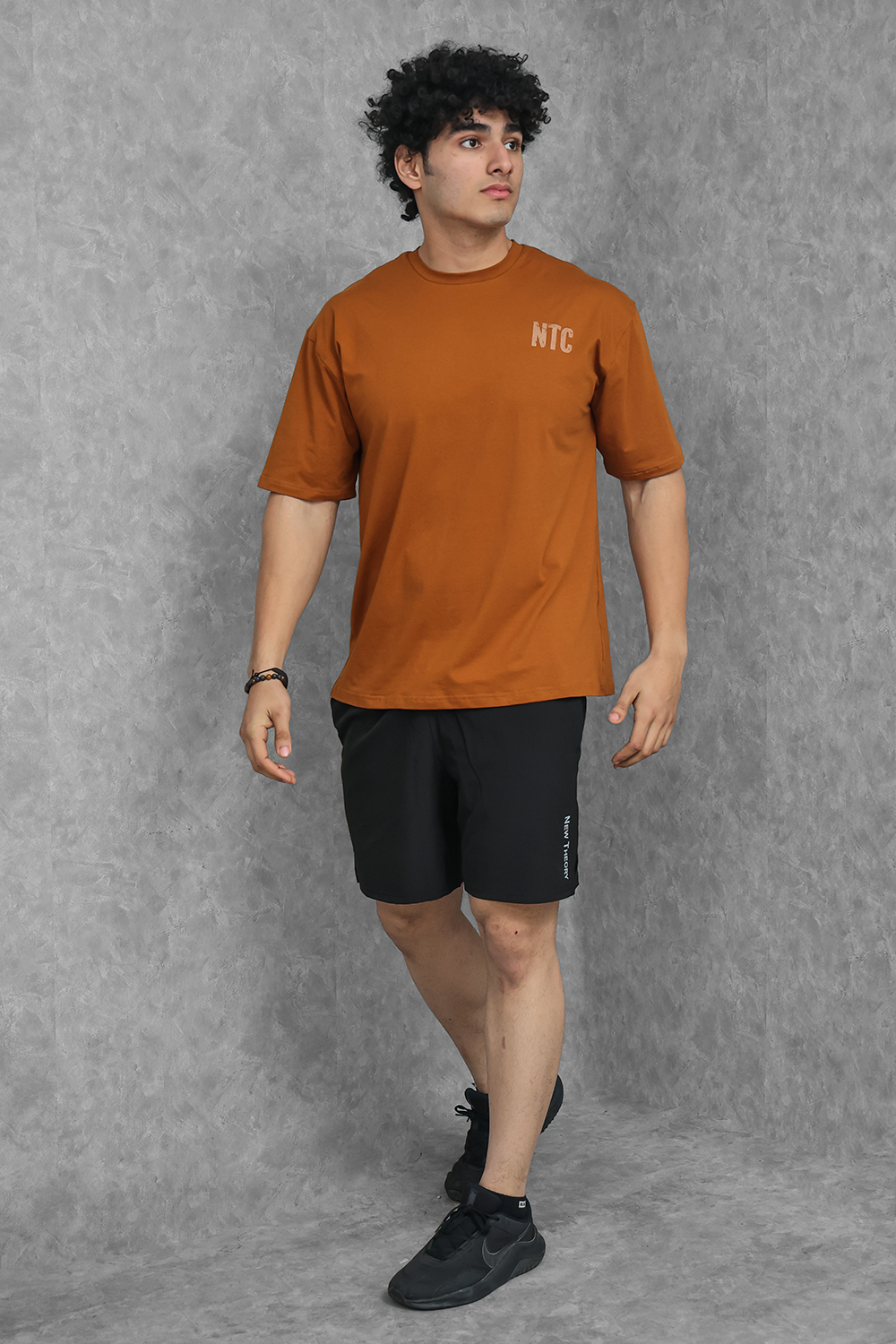 Legacy Oversized T-Shirt - Rust & Stone Blue