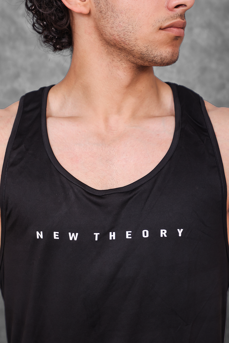 Buy Black Gym Vest for Men Online - New Theory Clothing
