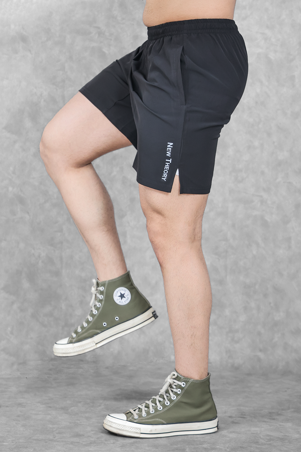 Dry-Fit Woven shorts- Black