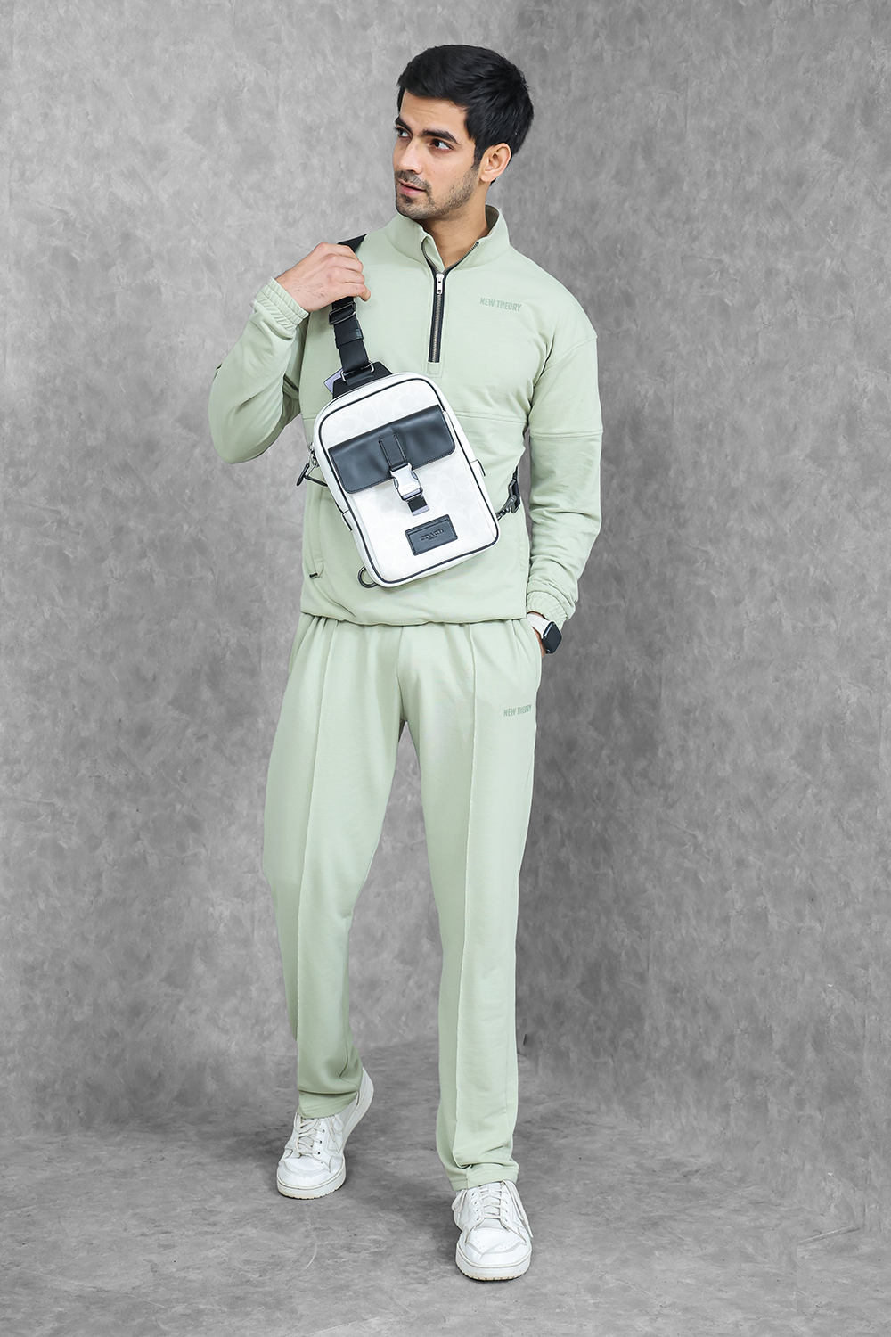 Studio Straight Fit Set- Dark Mint