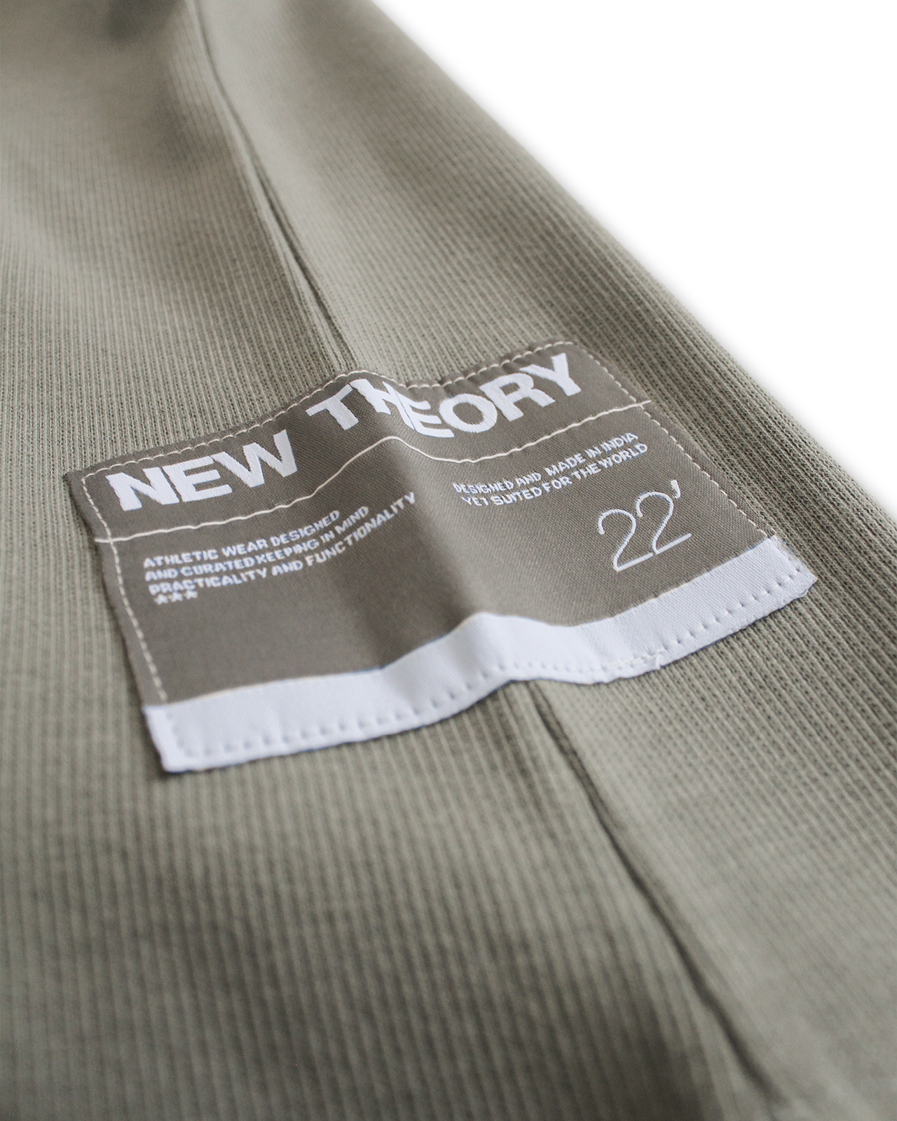 NT001 Ribbed Tank Beige