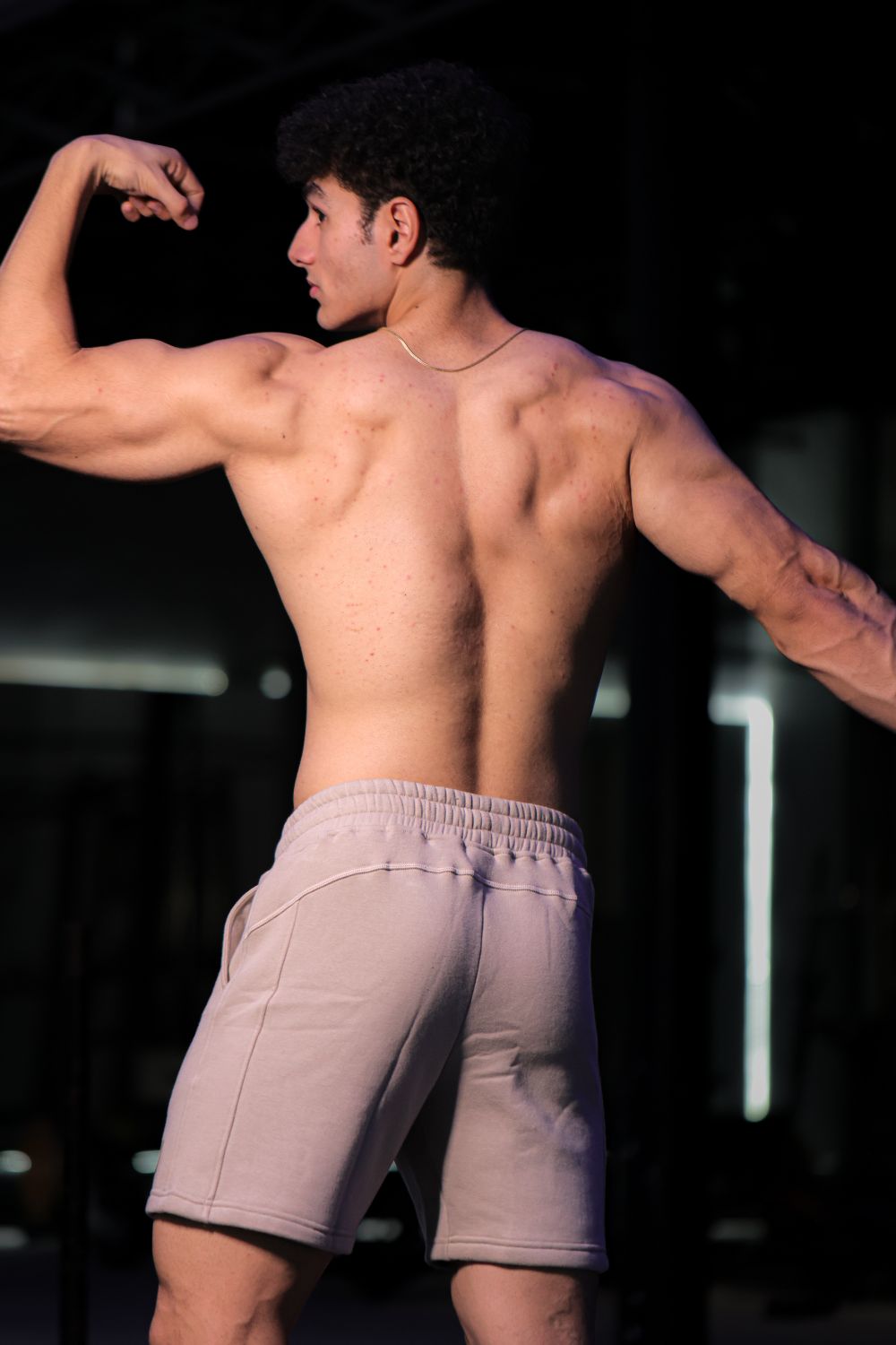 Lifting Club Shorts & Stringer White