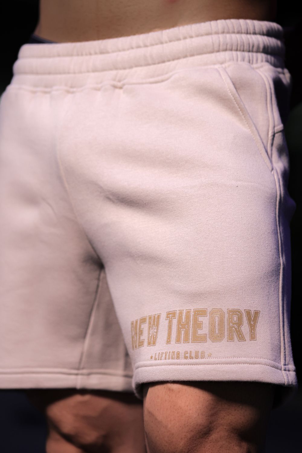 Lifting Club Shorts & Stringer White