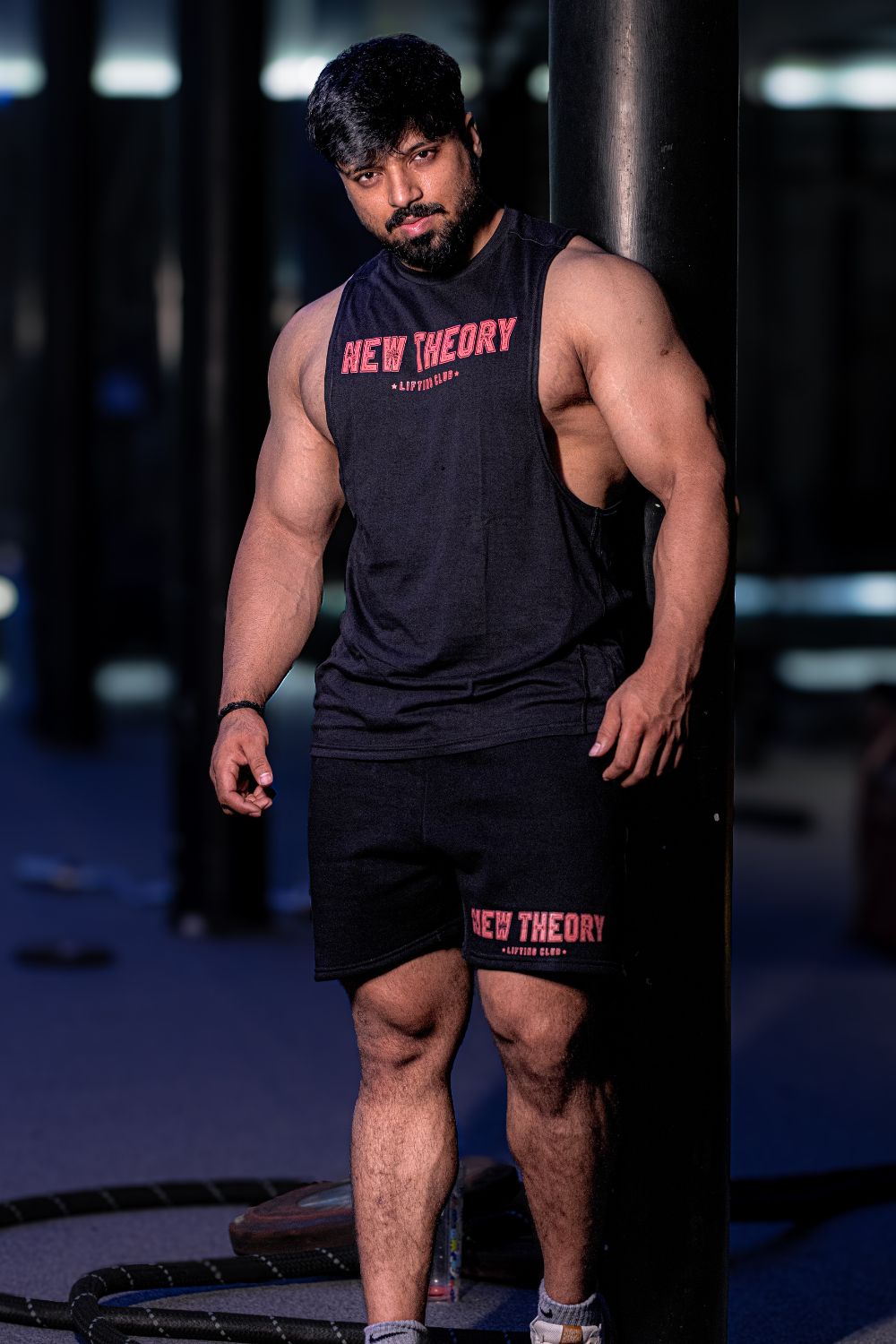 Lifting Club Tank & Shorts - Black