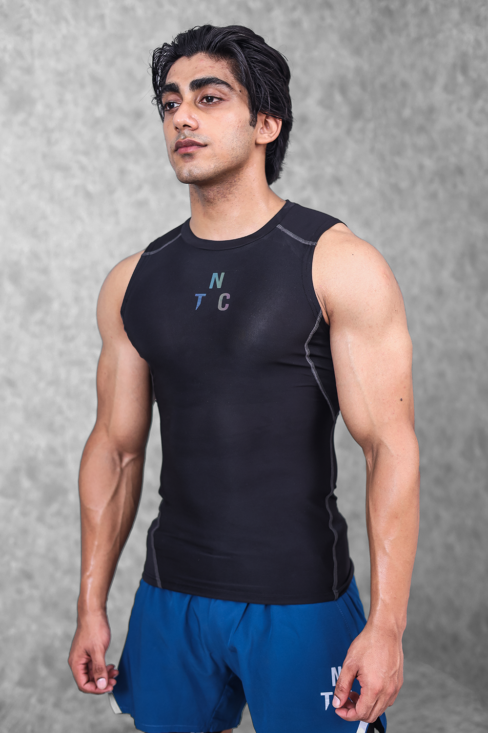 Buy Active Panel T-shirt- Black for Men Online @Best Price in India: New  Theory – New Theory
