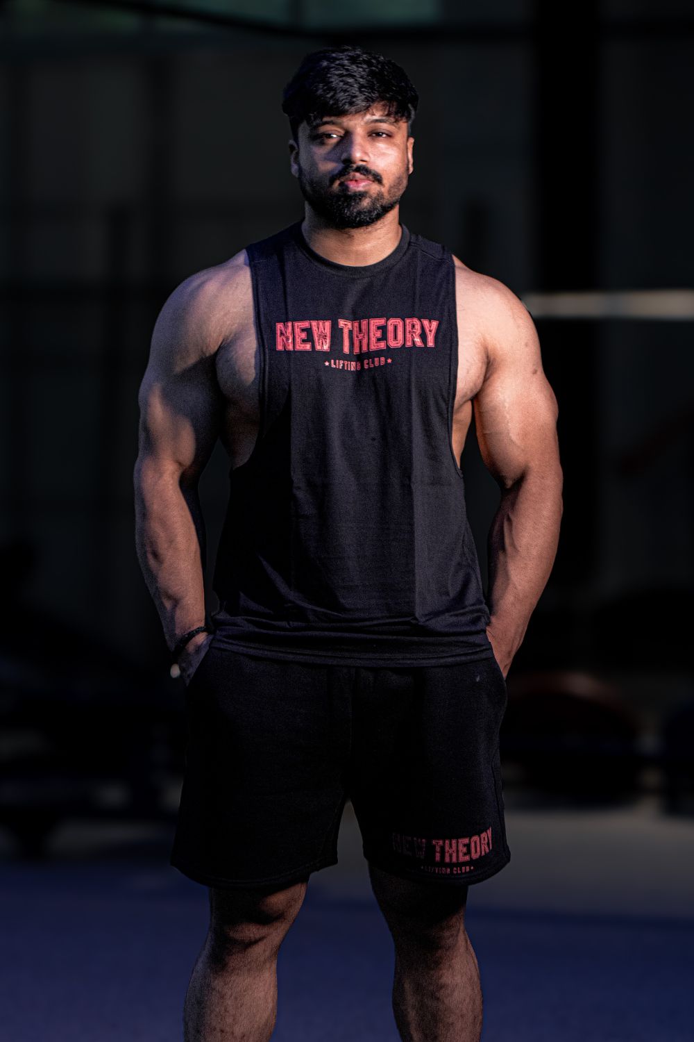 Lifting Club Tank & Shorts - Black