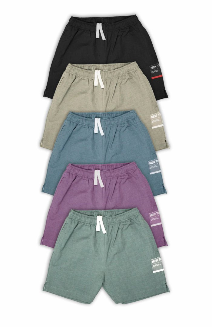 NT001 100% Cotton Shorts 7' inch 5pk