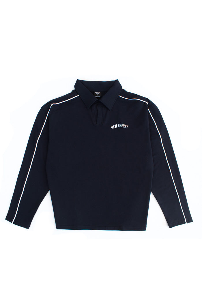 Legacy Full Sleeve Polo -Navy