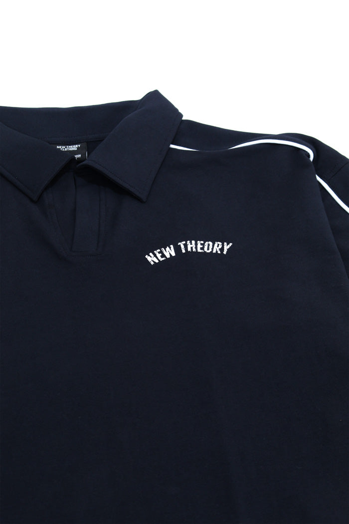 Legacy Full Sleeve Polo -Navy