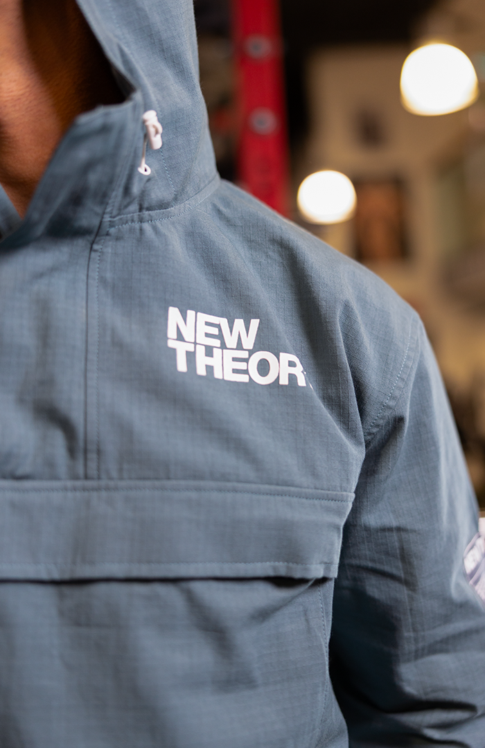 NT001 Parkha Hoodie Lead Blue