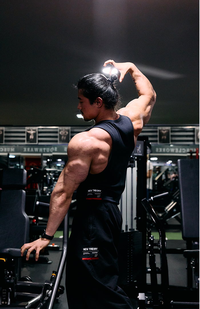 NT001 Ribbed Tank Black