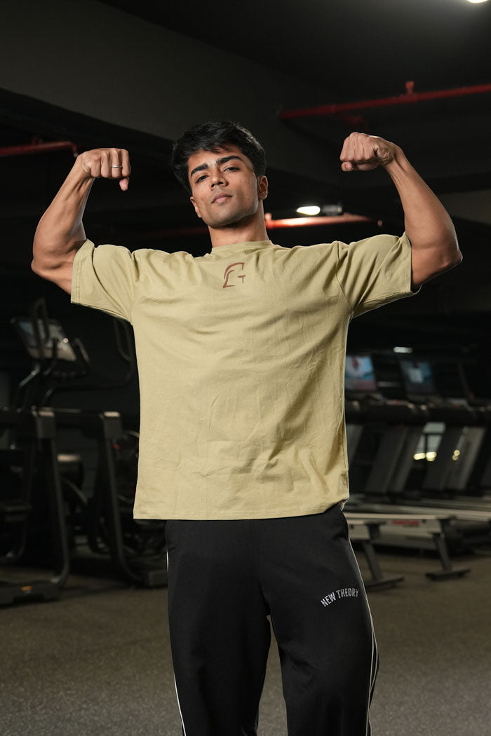 Legacy Oversized T-Shirt - Beige