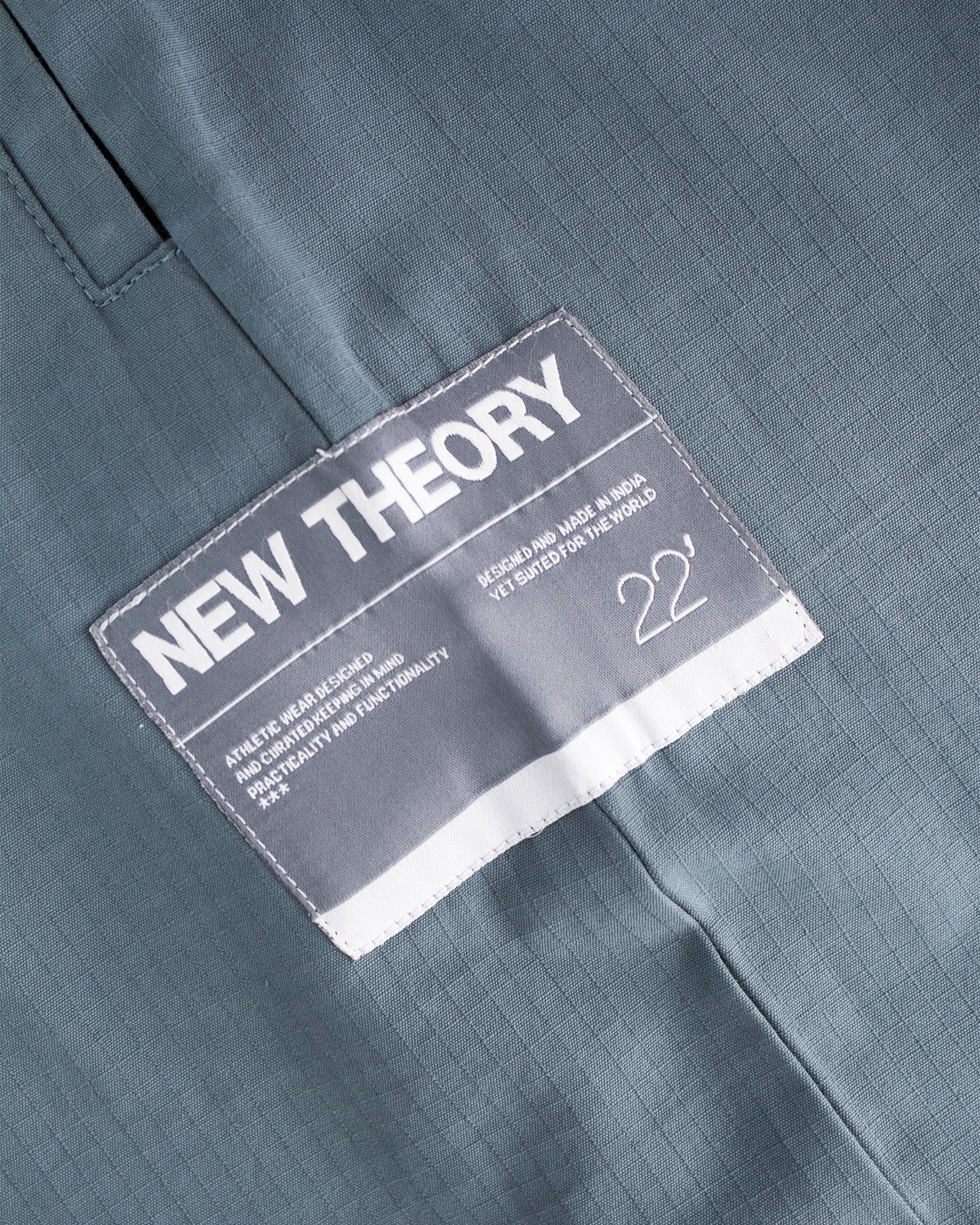 NT001 Cotton Pants Lead Blue