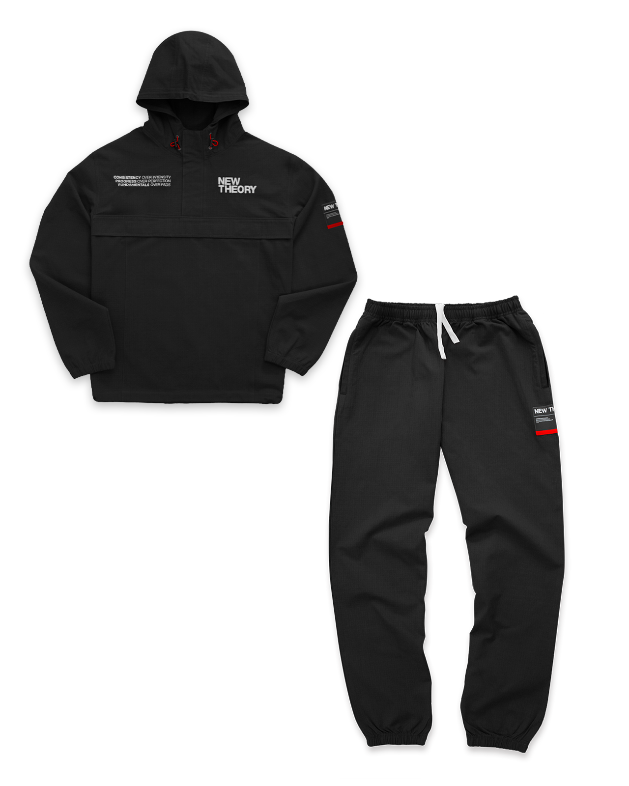 NT001 Parkha Hoodie & Pant Black
