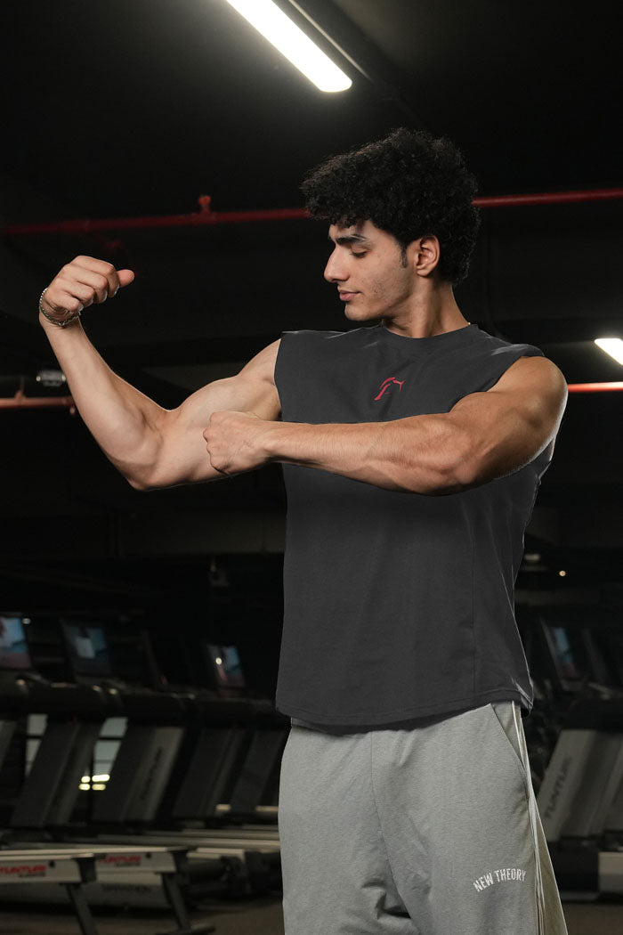 Legacy Cut Off Tank - Grey