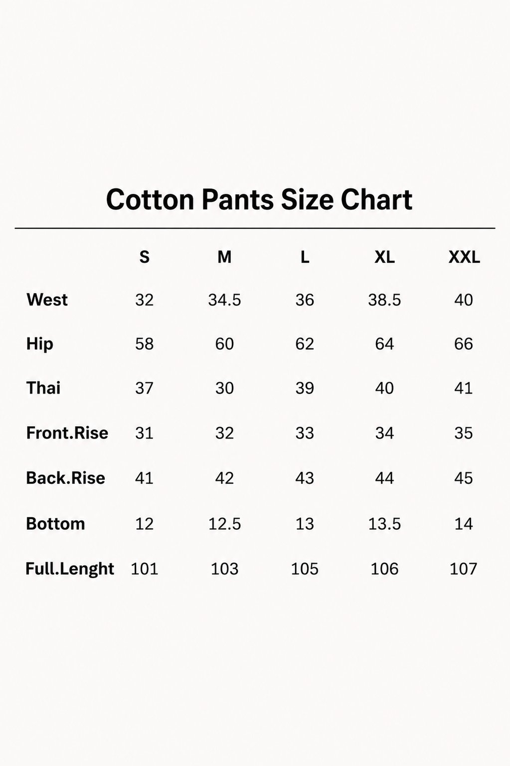 NT001 Cotton Pants Beige