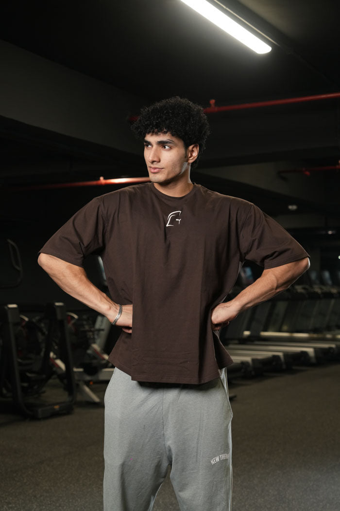 Legacy Oversized T-Shirt - Brown