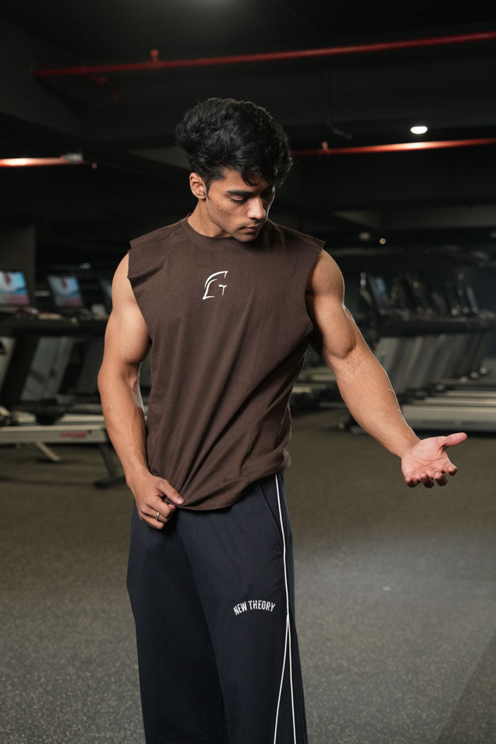 Legacy Cut Off Tank - Brown